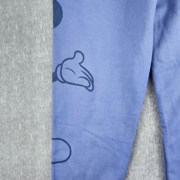 Freeze NY Mickey Truly Original Jogger Blue Women Size S Fleece Tonal Embroidery - Picture 7 of 16